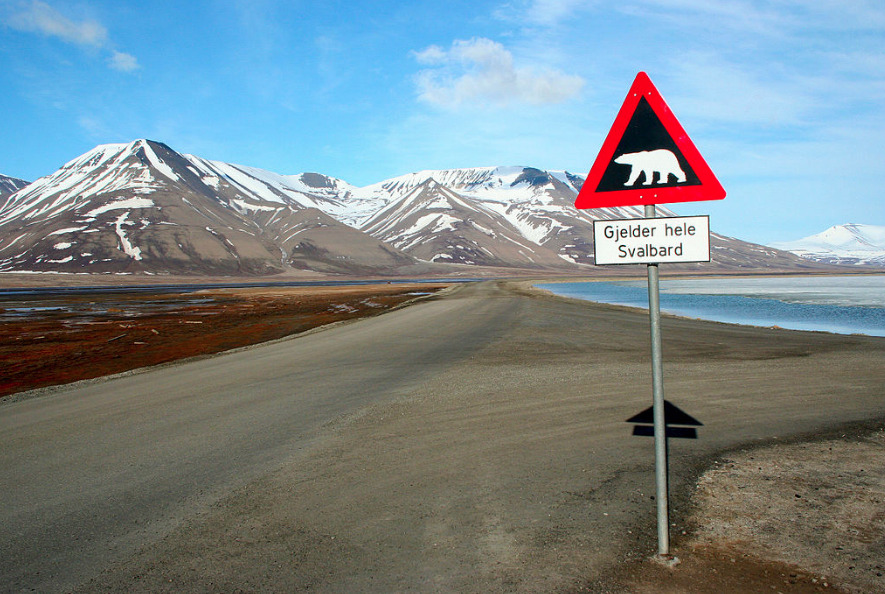 Svalbard, home of a Galileo uplink station. Source